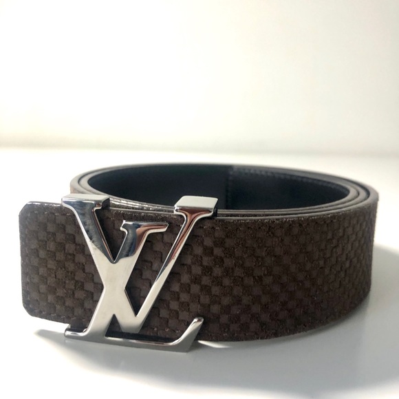 Louis Vuitton - Brown Damier Calfskin Belt - Picture 2 of 4